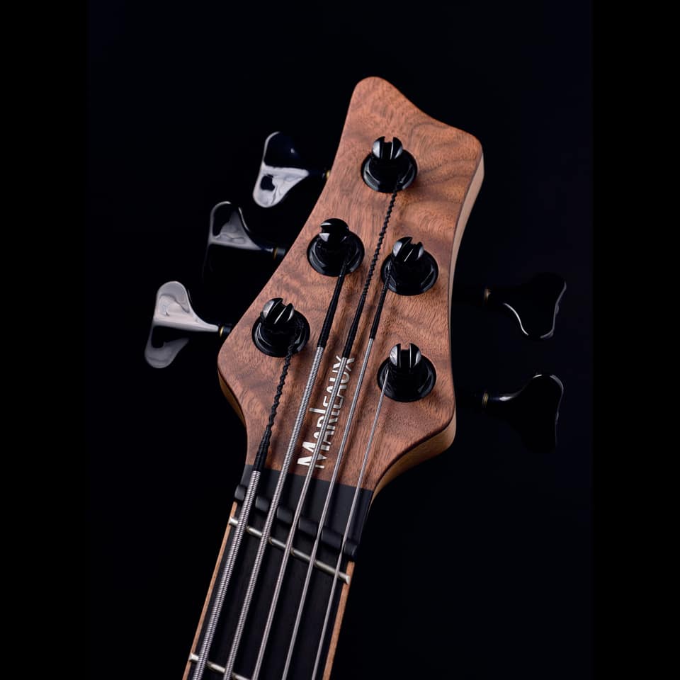 Marleaux MBass Custom 5 Hollow Headstock