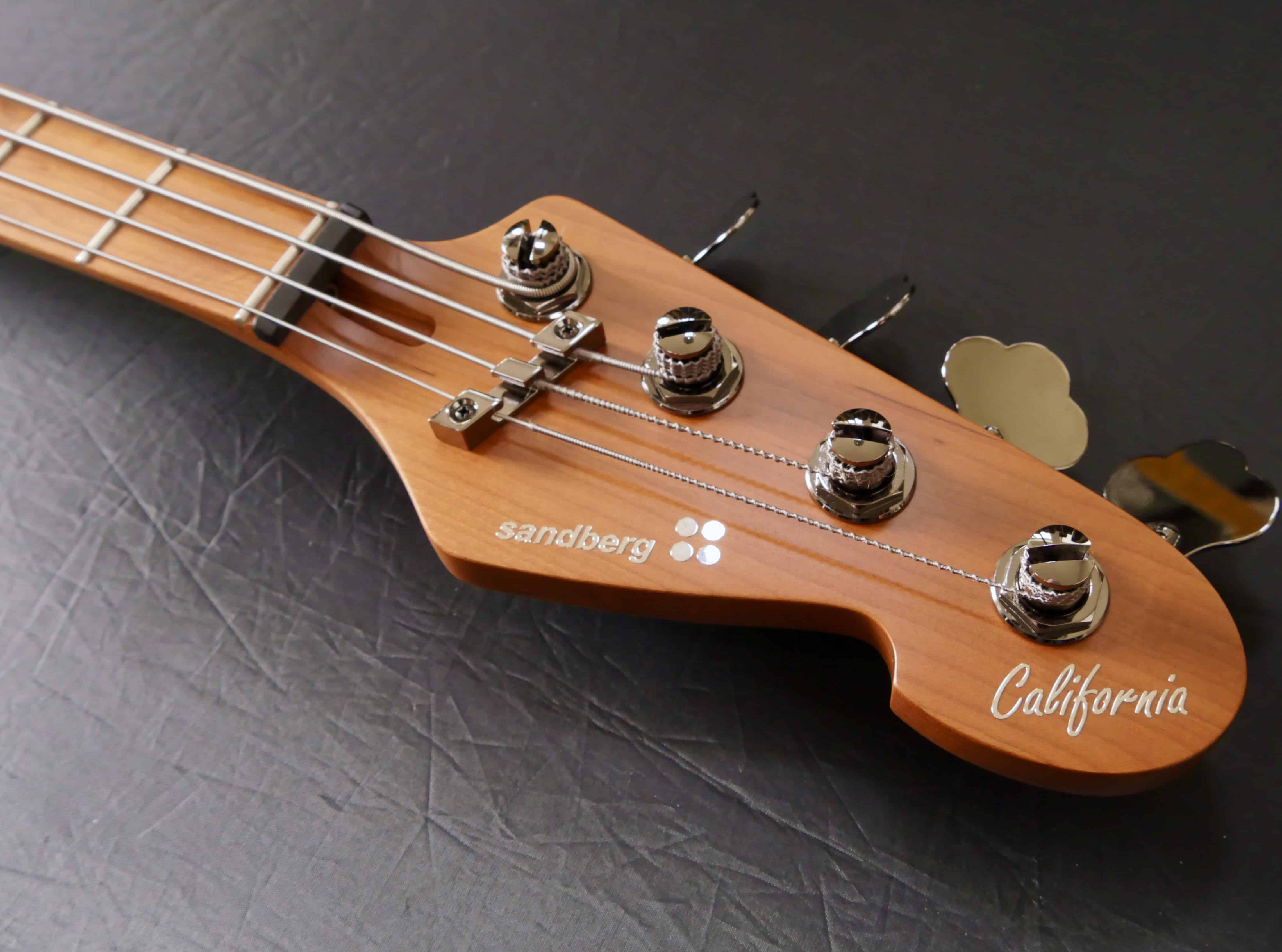 Sandberg SL TT4 Black Paulownia Headstock