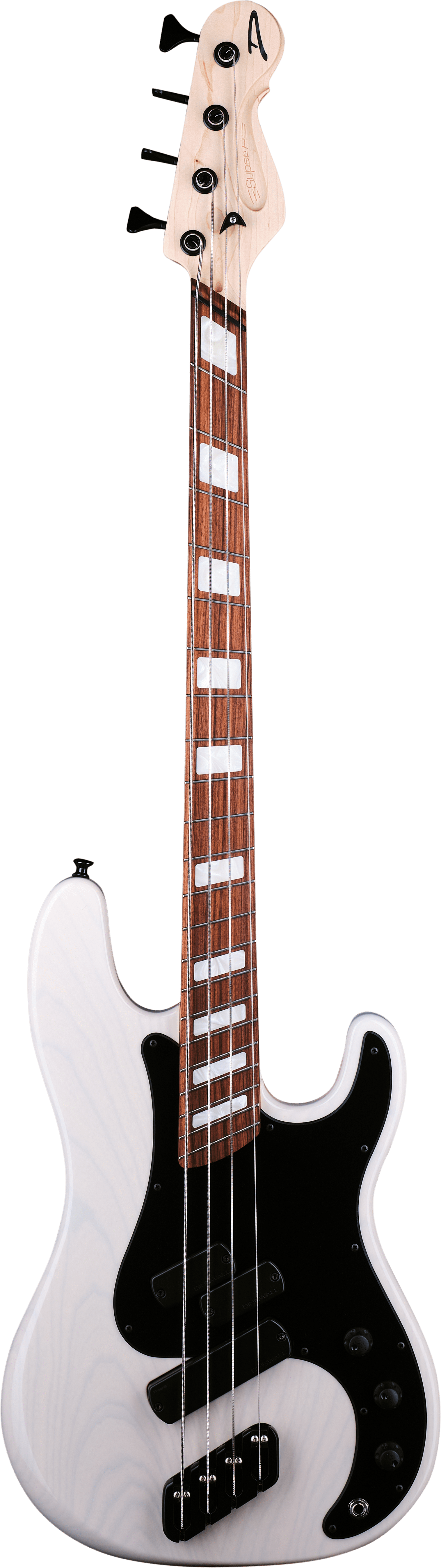 Dingwall Super PJ 4 Trans White Bass Buddha