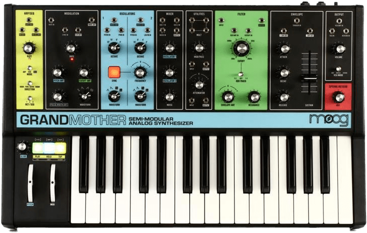 Amazon.com: MOOG Grandmother Semi-Modular Analog Keyboard