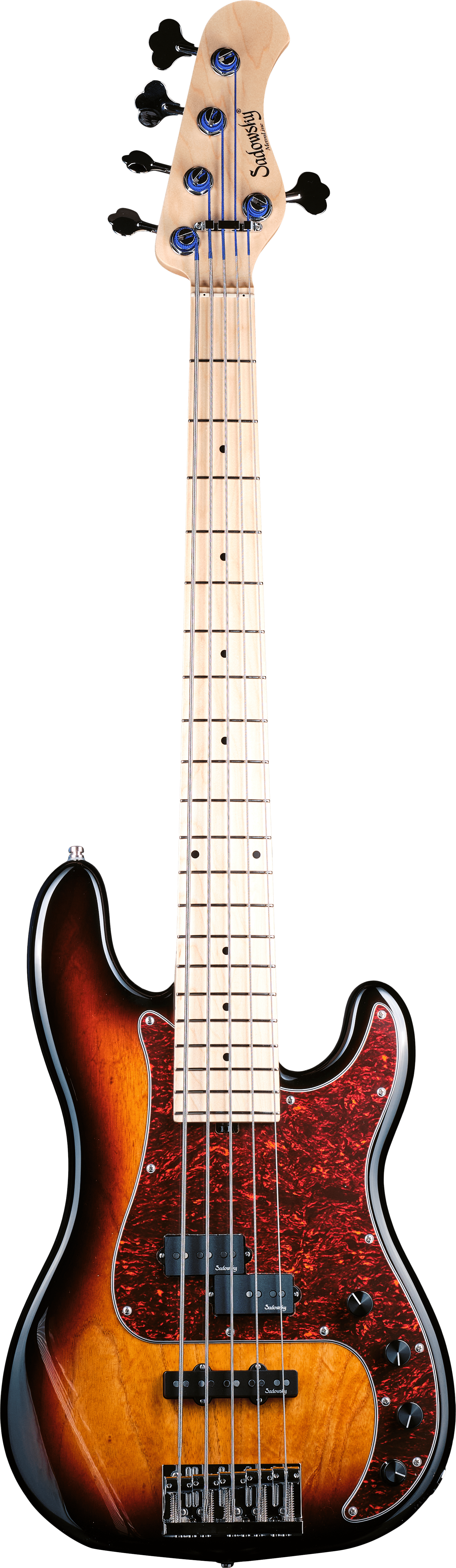 Sadowsky Metroline 21-5 Hybrid PJ 59 Burst Transparent High Polish