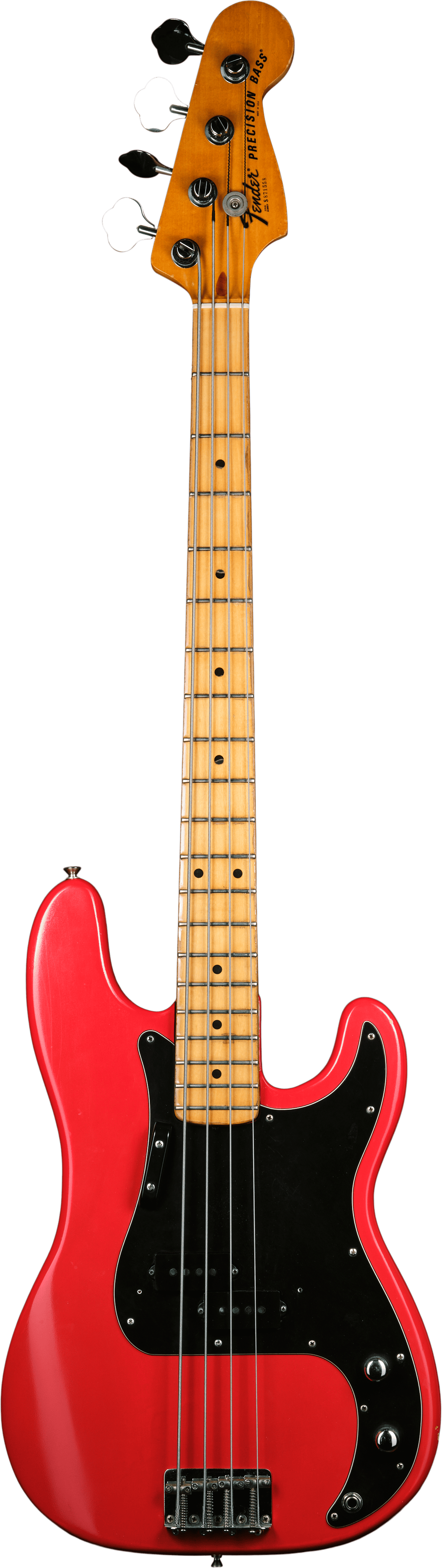 Preowned Fender Precision Bass 1978 Re-finished Red | Bass Buddha