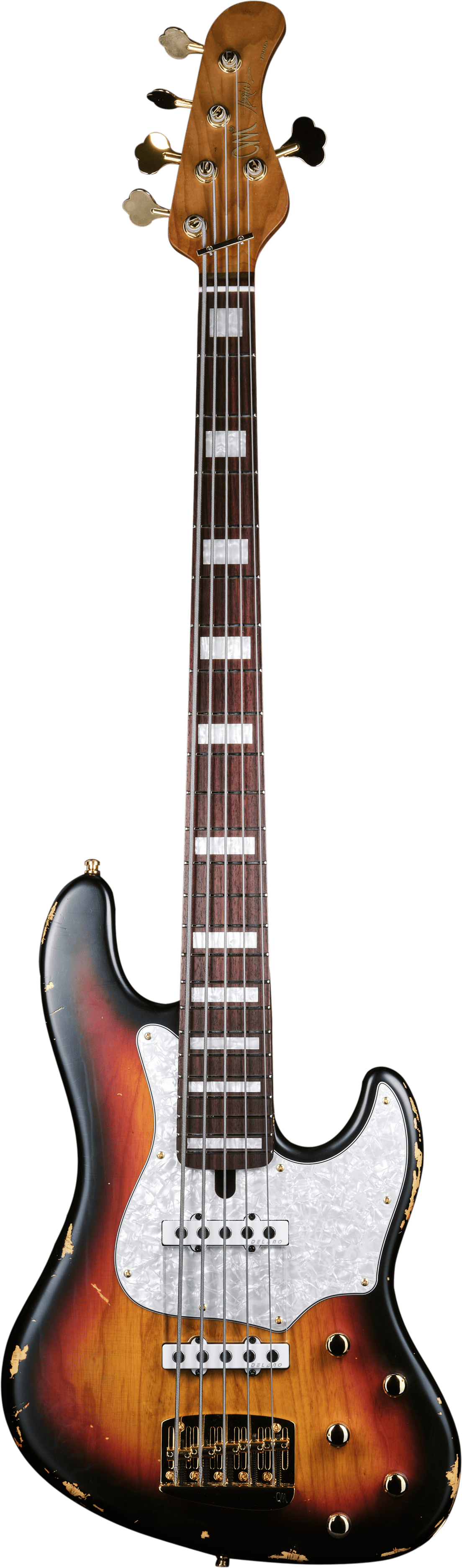 Mayones Jabba Hadrien Feraud Signature 5 Aged Sunburst | Bass Buddha