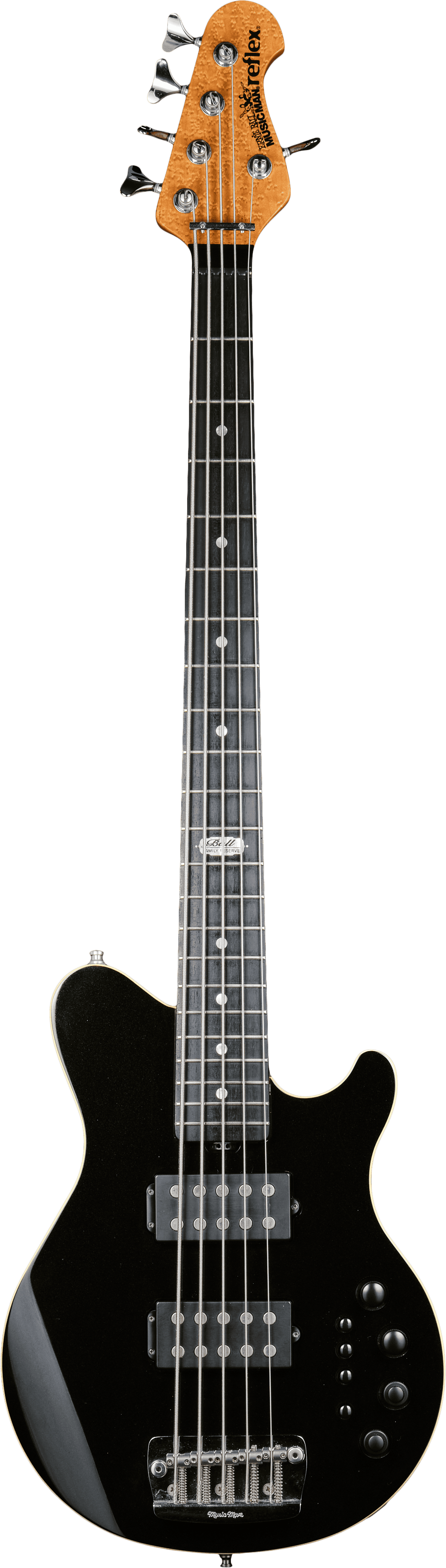 Pre-owned Music Man Reflex 5 HH Black (2011) | Bass Buddha