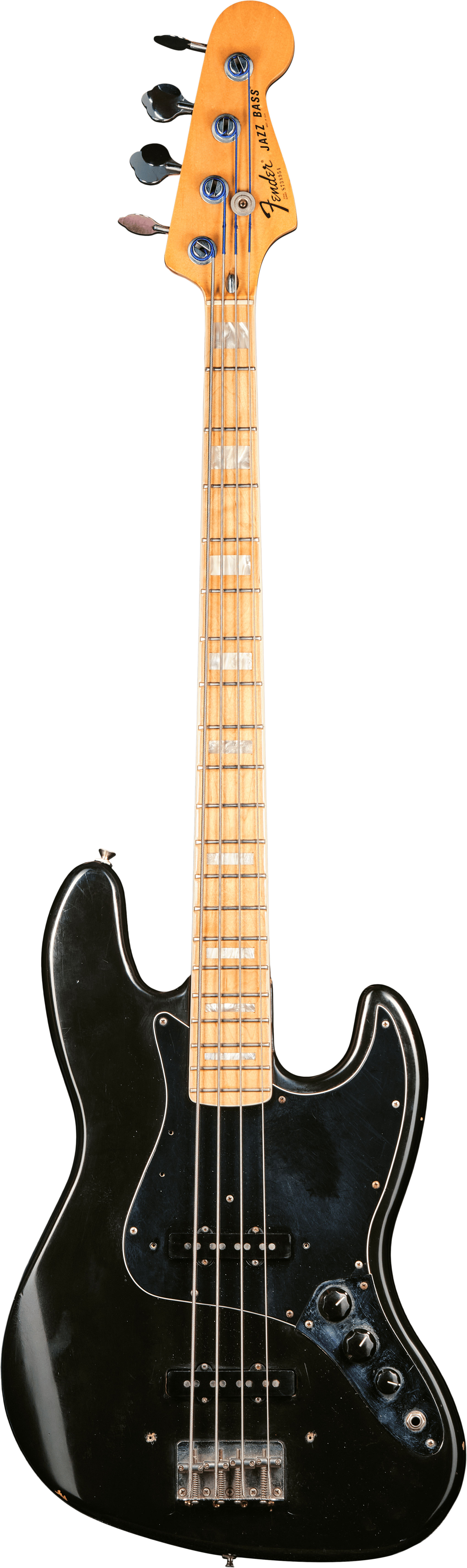 Fender Jazz Bass ブラック Pre-owned Fender Jazz Bass Black 1977 | Bass Buddha