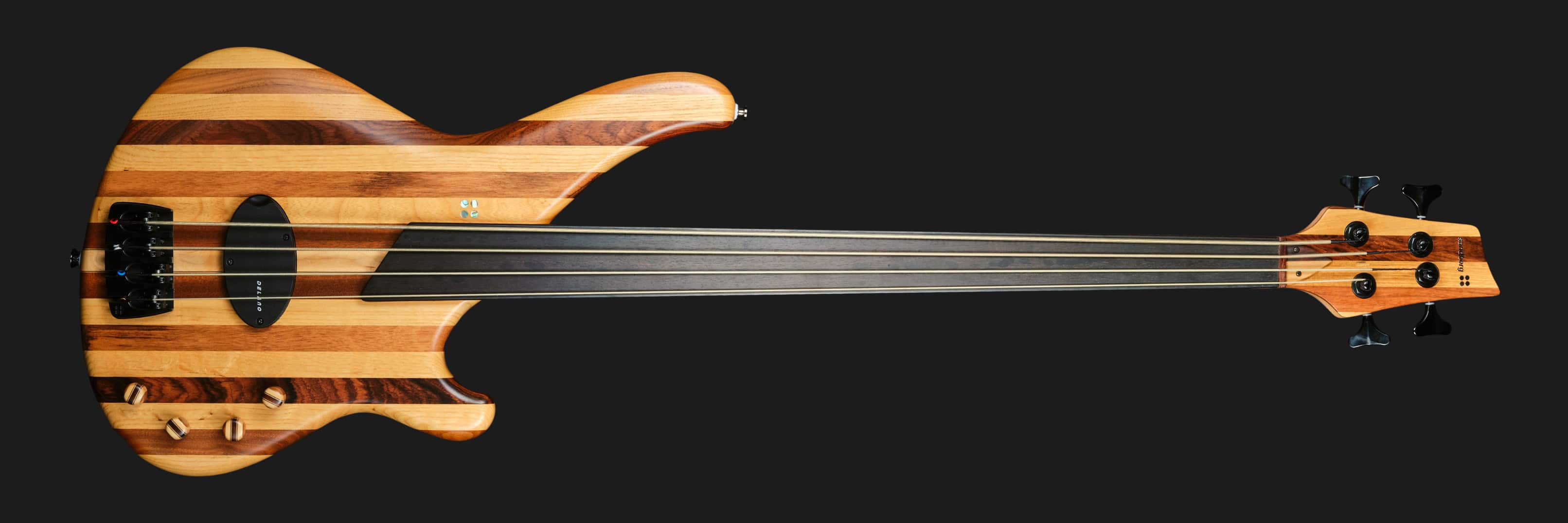 Pre-owned Sandberg Custom Stripe Fretless 4 2012 (7)